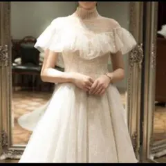 レトロ　クラシカルウェディングドレス