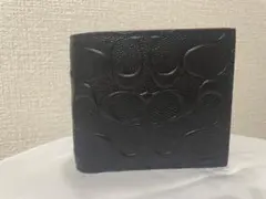 コーチ　メンズ　折財布　ブラック　小銭入れあり　新品　未使用