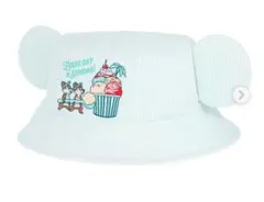 ミッキー耳付きバケットハット チップとデール夏デザイン58cm