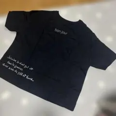 ロゴプリント 半袖Tシャツ ブラックのサムネイル
