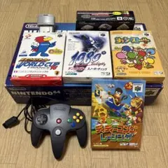 NINTENDO64 本体 コントローラー、ソフト４つ、JOLTPACK他付き