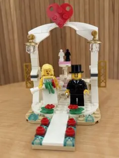 結婚式　リングピロー　ミニフィグ　レゴ　ウェディング　ウェルカムスペース