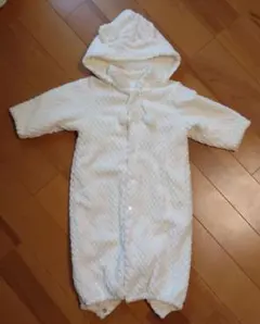 赤ちゃんの城　フード付き　おくるみ　カバーオール　50-80