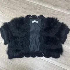 ラビット　うさぎ　ボレロ　黒　披露宴　パーティ