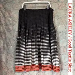 LAURA ASHLEY　ローラアシュレイ　グラフィカルグラデ×オレンジスカート