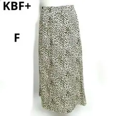 KBF＋ レオパード柄　ロングスカート　Ｆ＞　ブラウン　 アーバンリサーチ1-9のサムネイル