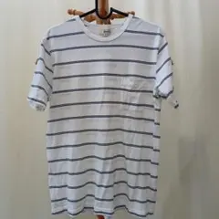 Beams ストライプ 半袖Tシャツ M