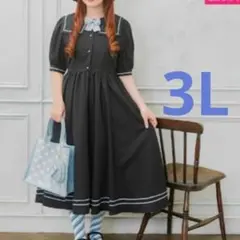 まきき様専用】アンドラブ ＆LOVEリボンアクセントのレースワンピース