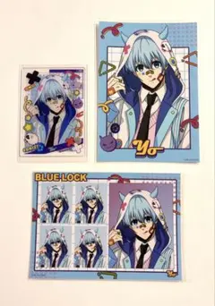 ブルーロック 氷織羊 でびデコパーカー デビデコ ブロマイド アクリルカード