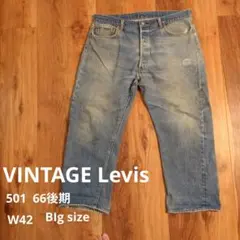 最終価格【希少BIGサイズ】Levi's 501 66後期 70〜80s W42
