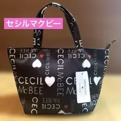 CECIL McBEE ロゴトートバッグ ブラック　新品未使用