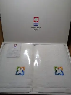 imabari towel ホワイトフェイスタオルセット２枚組み