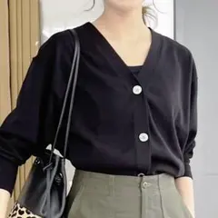 Spick & Span コットンショート丈 カーディガン