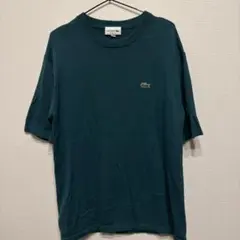 LACOSTE 半袖 ニット Tシャツ グリーン