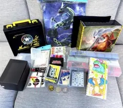 ポケモンカード　サプライ　引退品　マット　コイン　ファイル　ストレージボックス