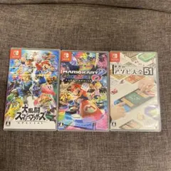 Switchソフトスマブラ Switchソフトマリオカート まとめ売り