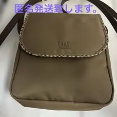 DAKS ブラウンショルダーバッグ