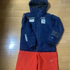 Phenix 子ども用スキーウェア ネイビー/レッド　140cm