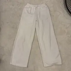 H&M ホワイト ジョガーパンツ XS