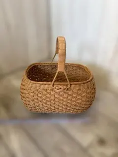 沖縄の自然素材　手作りかごバッグ とうづるもどき 一点物 沖縄の自然素材 手作りかごバッグ とうづるもどき 一点物 - メルカリ