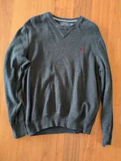 Polo Ralph Lauren ダークグレー トレーナー M