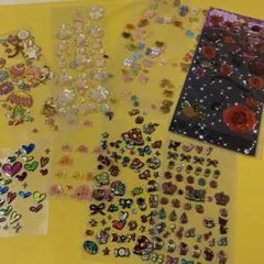 シール 使用済み ぷっくりシール 平成レトロ