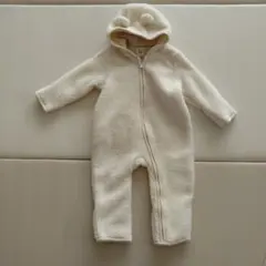 babyGAP フリース くま耳フード付きジャンプスーツ