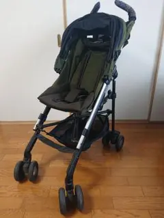 상태좋음 ♡ アップリカ スティック プラス ベビーカー コスモポリタン カーキ