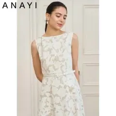 アナイ ANAYI フレアワンピース 未使用に近い
