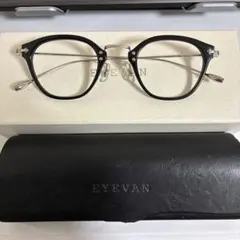 EYEVAN ブラック ラウンド型 サングラス 偏光サングラス ケース レア品