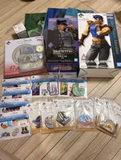 ジョジョの奇妙な冒険 一番くじ、ロゴ、mometriaフィギュアまとめ売り