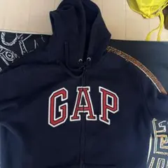 GAP ジップアップパーカー ネイビー