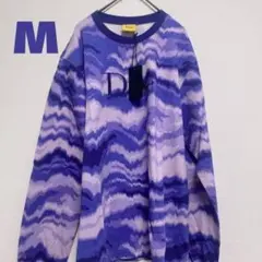 ストリート M SHIRT 　FREQUENCY パープル Dime LS