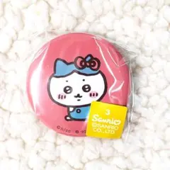 ちいかわ×サンリオキャラクターズ　缶バッジinカプセル　ハチワレ