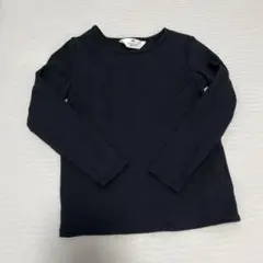 H&M ブラックカットソー　120cm