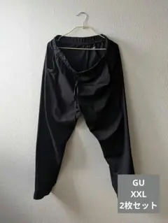GU ACTIVE ジョガーパンツ XXL ブラック スポーツ 2枚セット