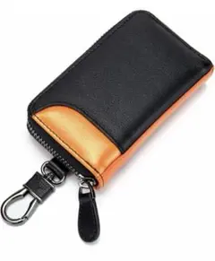 キーケース メンズ 本革 6連 2つ外側ポケット カードキーケース