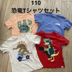 110サイズ　恐竜Tシャツセット