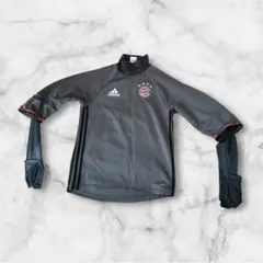 アディダス バイエルン サッカー 長袖ウェア グレー ジャージ