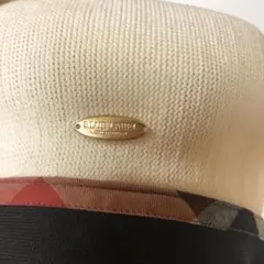 春セール‼️ クレストブリッジ  ブルーレーベル ベレー帽 ホワイト