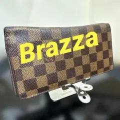 ⑧☆優良品☆ダミエ♪ポルトフォイユ ブラザ 二つ折り長財布