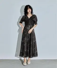niana ジャガードボレロキャミワンピースセット