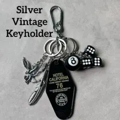 キーホルダー　カラビナ　アメカジ　ストリート　古着　y2k　シルバー　イーグル
