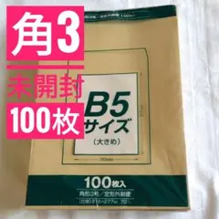 ◯ 【匿名配送】B5サイズ 角形3号 封筒 100枚 梱包資材 0301