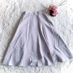 新品⭐️フレアスカート　オーバートゥエンティ　アシンメトリー　ミモレ丈