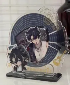 原神　韓国限定　韓国カフェ　缶バッジ＆アクリルケースセット リオセスリ