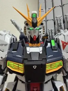 ガンプラ完成品】 PGU νガンダム LEDユニット点灯確認済 取説有り