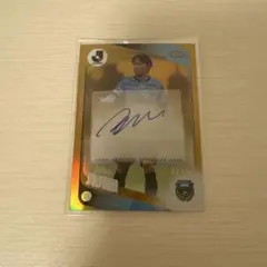 Topps Chrome 川崎フロンターレ 佐々木旭 50シリサイン入りカード