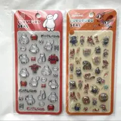 ベイマックス ズートピア プクプクシール2枚セット ディズニー