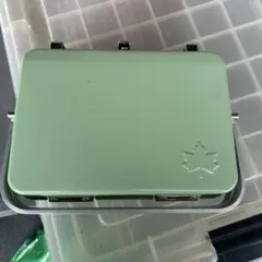 LOGOS ポータブル バーベキューコンロ グリーン　中古のサムネイル